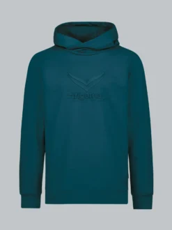 Kapuzenpullover mit großem 3D-Motiv Petrol