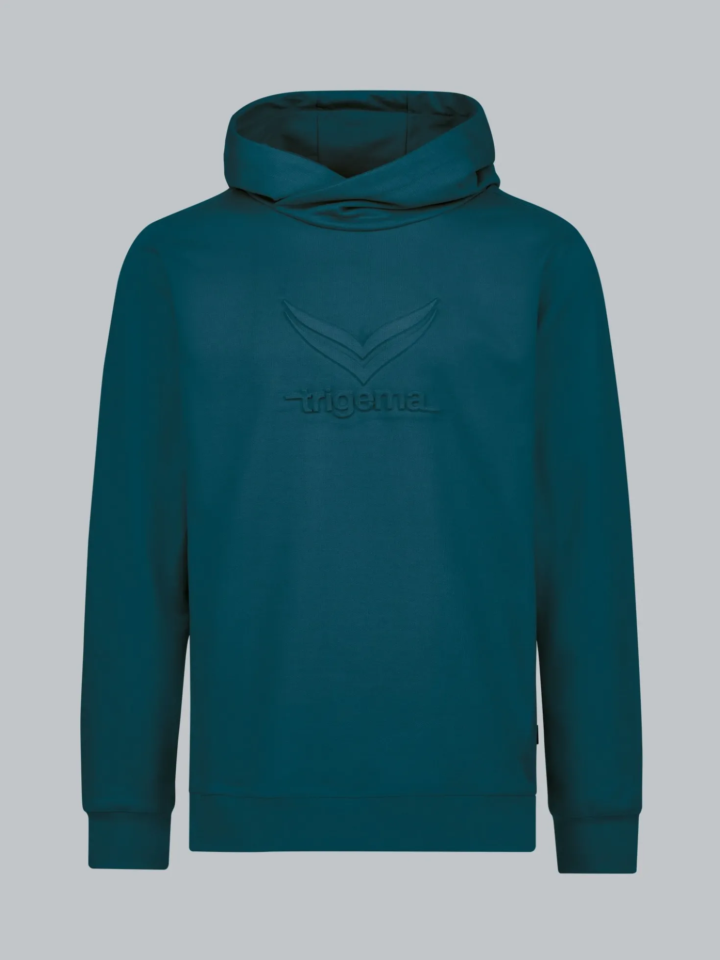 Kapuzenpullover mit großem 3D-Motiv Petrol