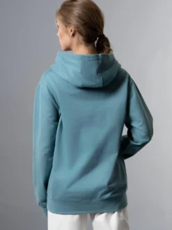 Kapuzenpullover mit großem 3D-Motiv Seegras