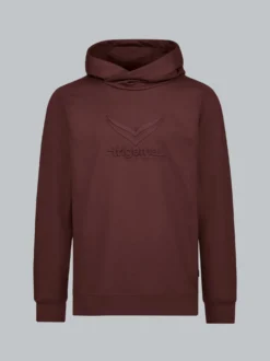 Kapuzenpullover mit großem 3D-Motiv Kastanie