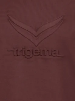 Kapuzenpullover mit großem 3D-Motiv Kastanie