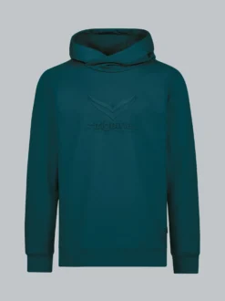 Kapuzenpullover mit großem 3D-Motiv Saphir