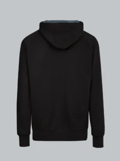Kapuzensweatshirt aus Biobaumwolle Schwarz