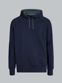 Kapuzensweatshirt aus Biobaumwolle Navy