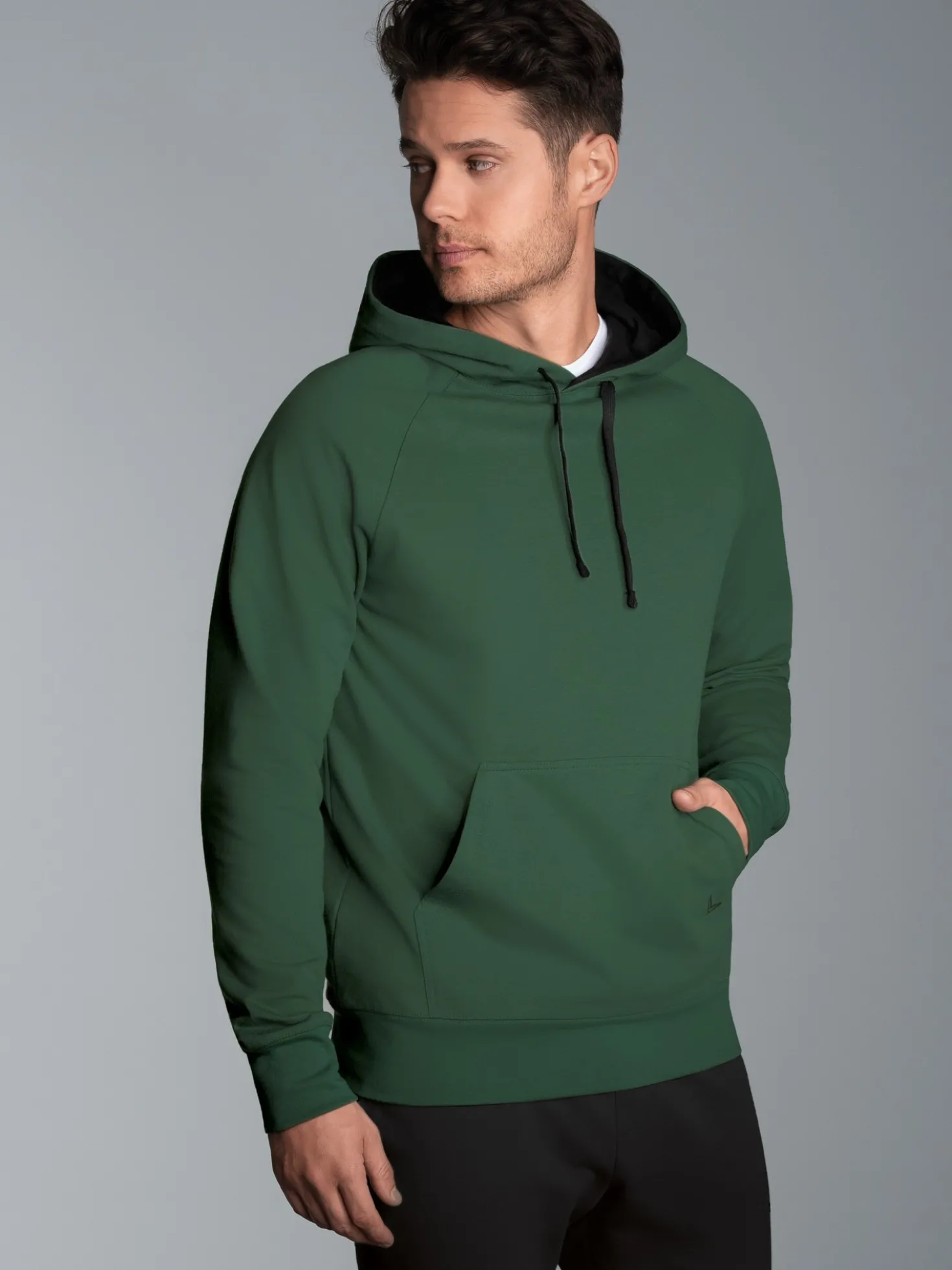 Kapuzensweatshirt aus Biobaumwolle Efeu