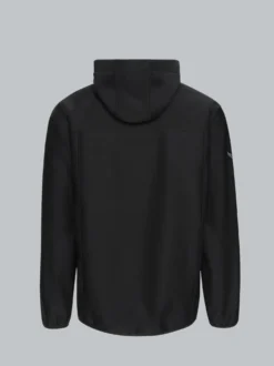 Klassische Softshell–Kapuzenjacke Schwarz