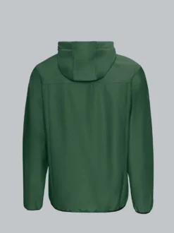 Klassische Softshell–Kapuzenjacke Efeu
