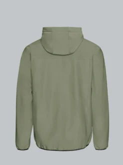 Klassische Softshell–Kapuzenjacke Salbei