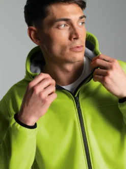 Klassische Softshell–Kapuzenjacke Lemon