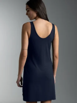 Kleid aus Viskose Navy