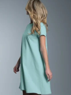 Kleid in Piqué-Qualität Gletscher