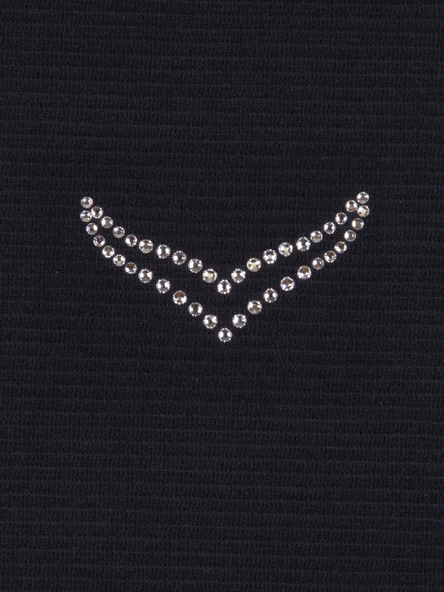Knielanges Kleid mit langen Ärmeln Schwarz