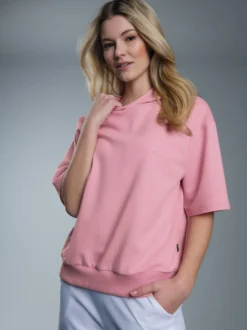 Kurzarm Hoodie Lilie