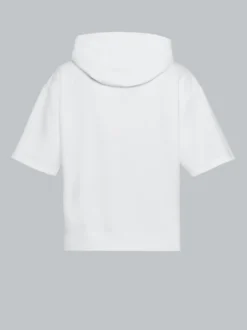 Kurzarm Hoodie Weiss