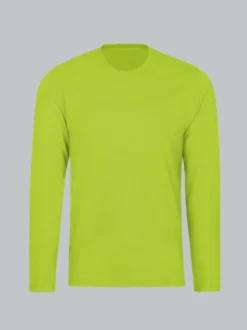 Langarmshirt aus 100% Baumwolle Lemon