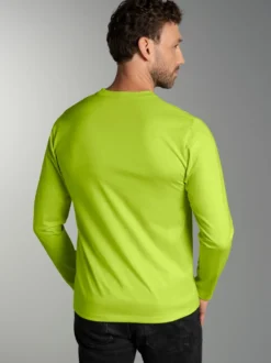 Langarmshirt aus 100% Baumwolle Lemon