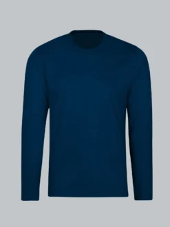 Langarmshirt aus 100% Baumwolle Night-blue