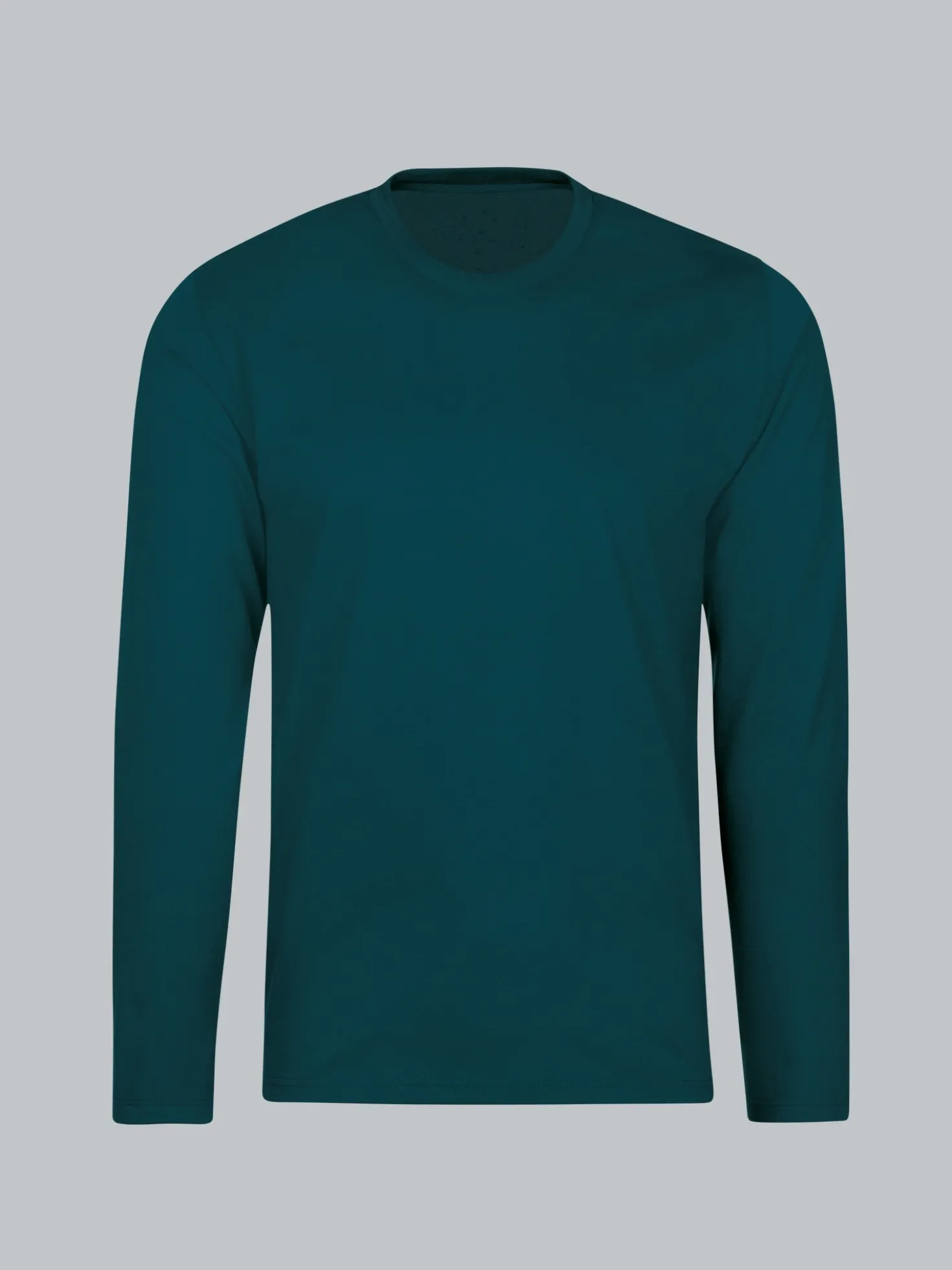 Langarmshirt aus 100% Baumwolle Saphir