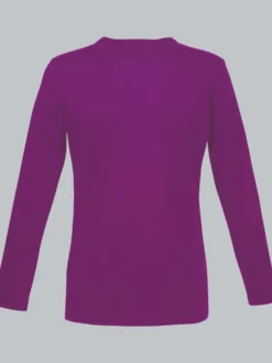 Langarmshirt Brombeer