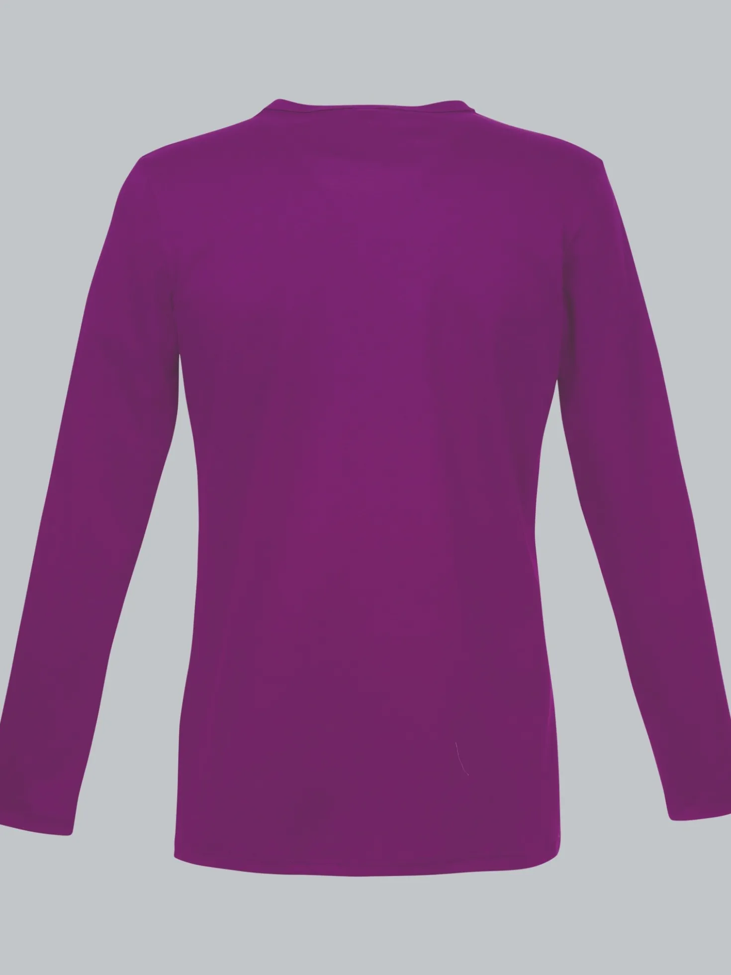 Langarmshirt Brombeer