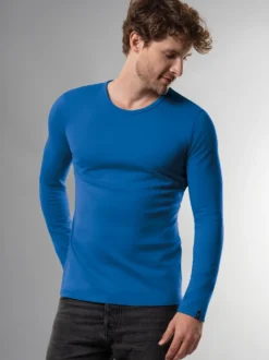 Langarmshirt Electric-blue