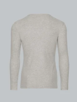 Langarmshirt Grau-melange
