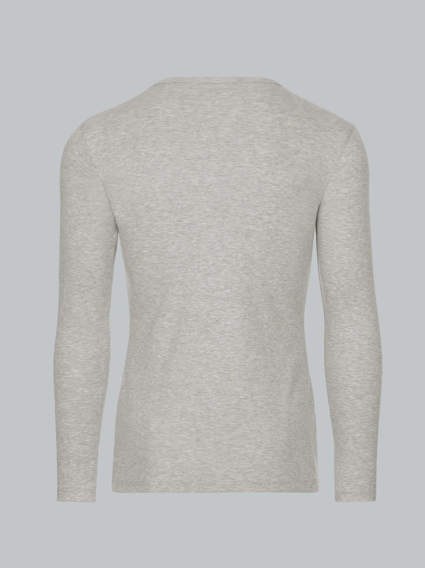 Langarmshirt Grau-melange