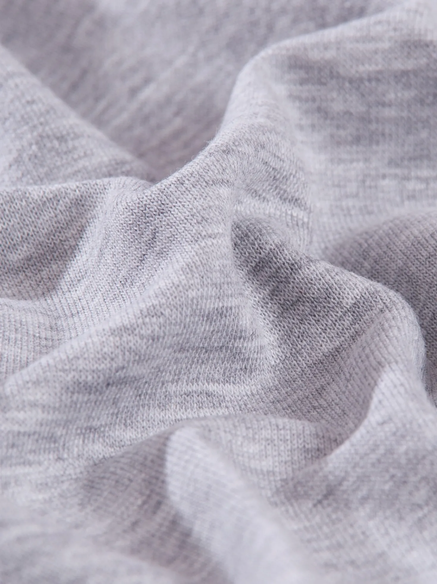 Langarmshirt Grau-melange