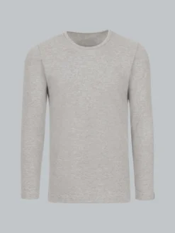 Langarmshirt Grau-melange