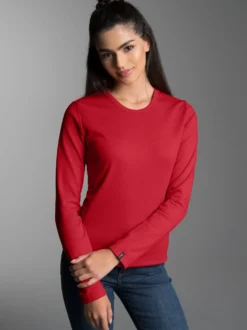 Langarmshirt Kirsch