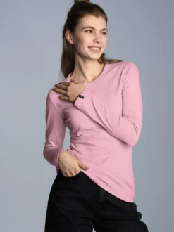 Langarmshirt Lilie