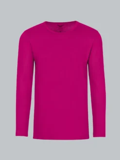 Langarmshirt Magenta