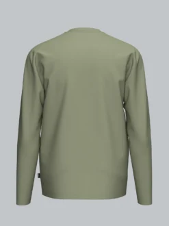 Langarmshirt mit abenteuerlichen Hirsch Motiv Salbei