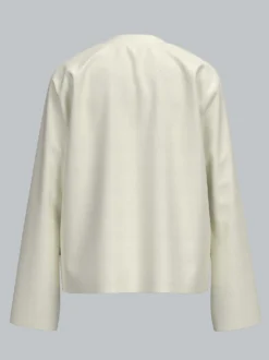 Langarmshirt mit ausgestellten Ärmeln Natur