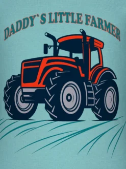 Langarmshirt mit großem Traktor-Printmotiv Gletscher
