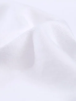 Langarm Shirt mit Stehkragen Weiss