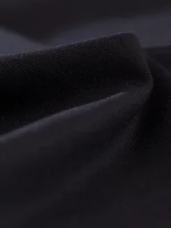 Langarm Shirt mit Stehkragen Schwarz