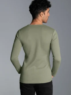 Langarmshirt Salbei