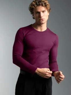 Langarmshirt Sangria