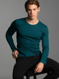 Langarmshirt Saphir