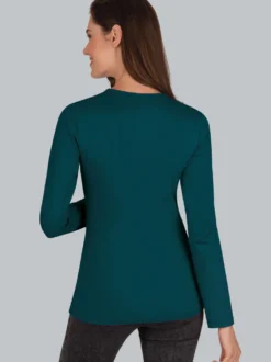 Langarmshirt Saphir