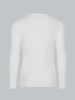 Langarmshirt Weiss