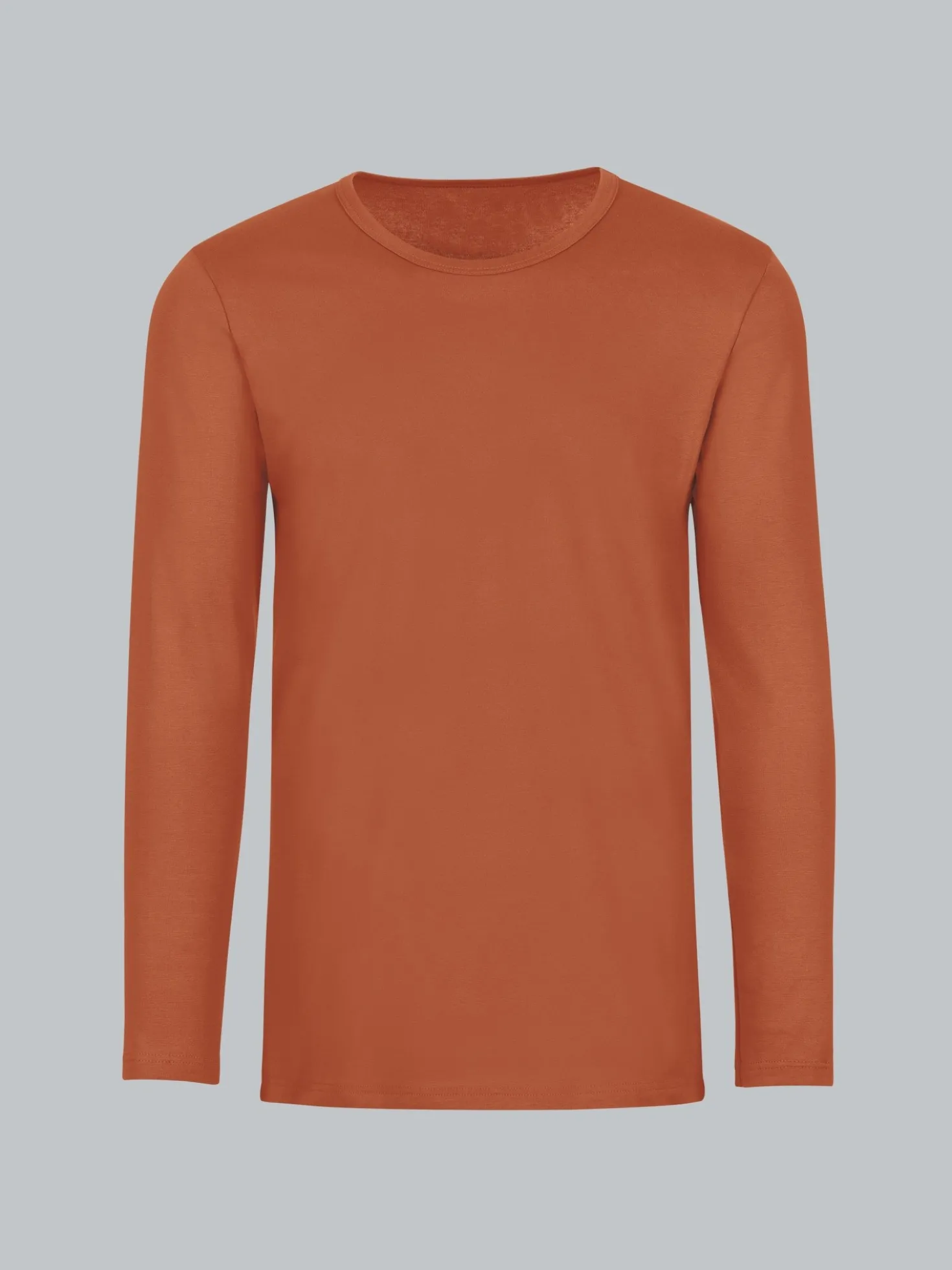 Langarmshirt Zimt