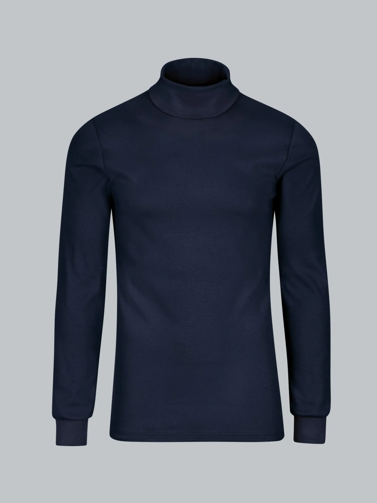 Langarm Ski/Sportrollkragenpullover Navy