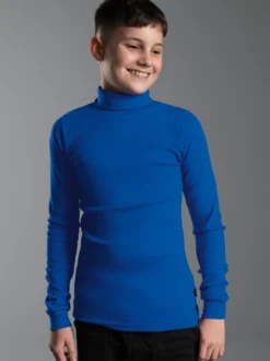 Langarm Ski/Sportrollkragenpullover Royal