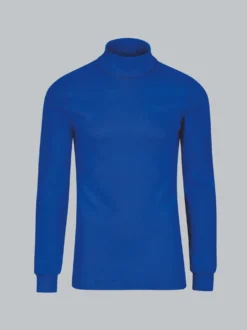 Langarm Ski/Sportrollkragenpullover Royal