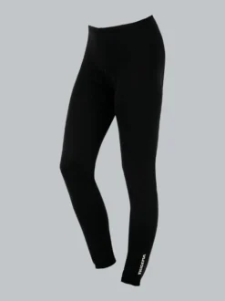 Lange Radler-Hose angeraut Schwarz