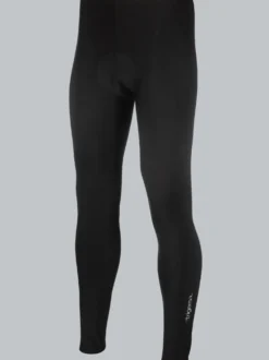 Lange Radler-Hose angeraut Schwarz