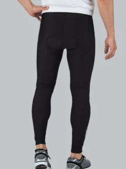 Lange Radler-Hose angeraut Schwarz