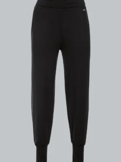 Lange Wellnesshose Schwarz
